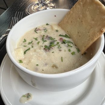 Row 34 - Seaport - New England Clam Chowder! Perfect - New American Near Me - Boston, Massachusetts