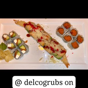 Sushi Nami - Philadelphia Roll (left) Crazy Friday Roll (middle) Spicy Tuna Roll (right) - Japanese Near Me - Wayne, Pennsylvania