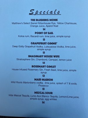 Menu photo 4 Matthew’s Honest Cocktails Bellingham, WA Menu photo 4 Matthew’s Honest Cocktails Bellingham, WA