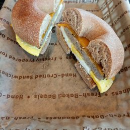 Turkey-sausage & Cheddar Egg Sandwich