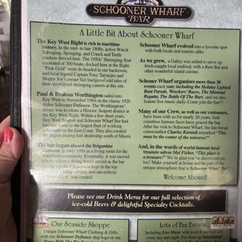 Schooner Wharf Bar - Menu - Seafood Near Me - Key West, Florida Schooner Wharf Bar - Menu - Seafood Near Me - Key West, Florida