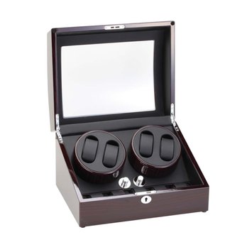 Jewelry Display - CHERRY/EBONY 4-WATCH WINDER Item Number: WW402 - Jewelry Near Me - Miami, Florida Jewelry Display - CHERRY/EBONY 4-WATCH WINDER Item Number: WW402 - Jewelry Near Me - Miami, Florida