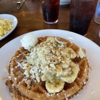 Kihei Caffe Lahaina - Mac nut and banana waffle - Breakfast & Brunch Near Me - Lahaina, Hawaii Kihei Caffe Lahaina - Mac nut and banana waffle - Breakfast & Brunch Near Me - Lahaina, Hawaii