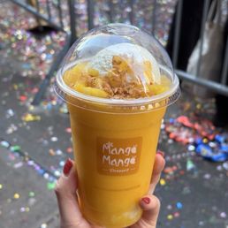 mango stick rice smoothie mango stick rice smoothie