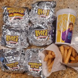 MrBeast Burger - My order from MrBeast Burger