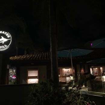 Bluewater Grill Seafood Restaurant & Market Carlsbad - Front entrance to the restaurant, with indoor and outdoor seating. - Seafood Near Me - Carlsbad, California