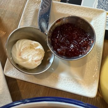 Olive & Finch Denver Center Performing Arts - A moment for the strawberry jam, decadent, and the butter, which you can actually spread with a knife!! - Cafes Near Me - Denver, Colorado