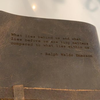Laser Engraving Express - Leather journal - Engraving Near Me - Los Angeles, California