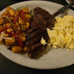 Bonanza Lounge - Steak and eggs