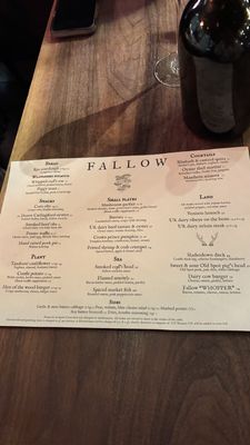 Menu photo 3 Fallow London, XGL