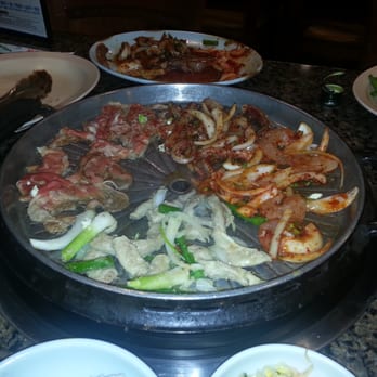 Surawon BBQ - Close up of the $13.99 ayce option. - Korean Near Me - Cerritos, California Surawon BBQ - Close up of the $13.99 ayce option. - Korean Near Me - Cerritos, California