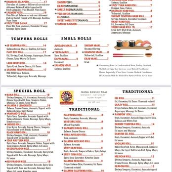 Nana Sushi Thai - So many Rolls - Sushi Bars Near Me - Evergreen, Colorado Nana Sushi Thai - So many Rolls - Sushi Bars Near Me - Evergreen, Colorado