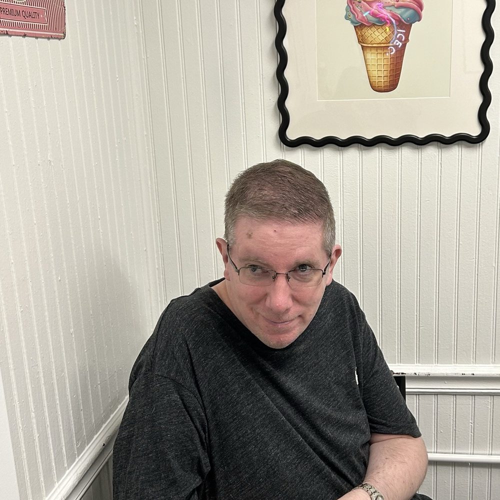 The Parlor - Inside seating my husband and his ice cream - Ice Cream & Frozen Yogurt Near Me - Tuscaloosa, Alabama The Parlor - Inside seating my husband and his ice cream - Ice Cream & Frozen Yogurt Near Me - Tuscaloosa, Alabama