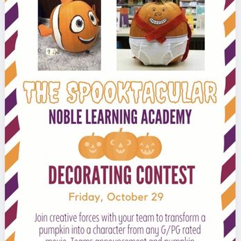 Noble Learning Academy - Pumpkin decorating contest! - Private Schools Near Me - Walnut Creek, California Noble Learning Academy - Pumpkin decorating contest! - Private Schools Near Me - Walnut Creek, California