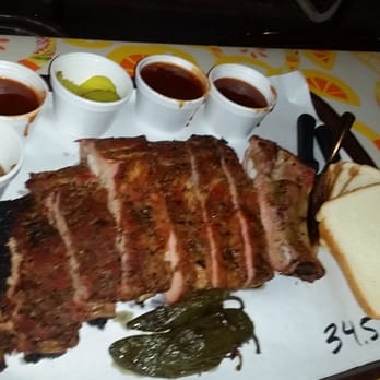 KD's Bar-B-Q - Full rib rack $36 - Barbeque Near Me - Midland, Texas