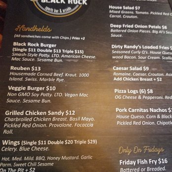 Casey's Black Rock - Simple menu full of great options - Sports Bars Near Me - Buffalo, New York