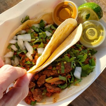 Pueblo Viejo Meanwhile - Al Pastor and Taco Nes with creamy serrano and Mexican chipotle sauces - Food Stands Near Me - Austin, Texas Pueblo Viejo Meanwhile - Al Pastor and Taco Nes with creamy serrano and Mexican chipotle sauces - Food Stands Near Me - Austin, Texas
