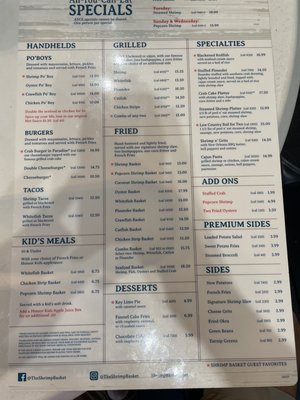 Menu photo 5 Shrimp Basket Orange Beach, AL