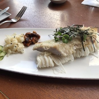 MW Restaurant - Mochi crusted monchong with somen - New American Near Me - Honolulu, Hawaii