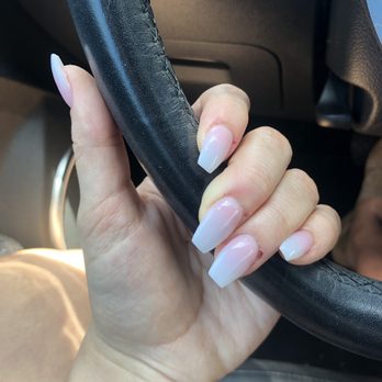 Kims Nails - Coffin shaped ombré nails - Nail Salons Near Me - Bradenton, Florida Kims Nails - Coffin shaped ombré nails - Nail Salons Near Me - Bradenton, Florida