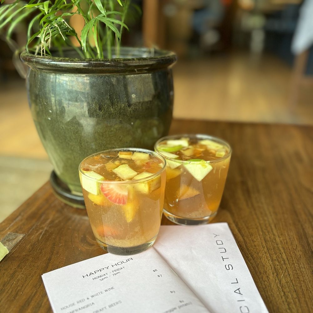 The Social Study - Sangria Menu - Wine Bars Near Me - San Francisco, California The Social Study - Sangria Menu - Wine Bars Near Me - San Francisco, California