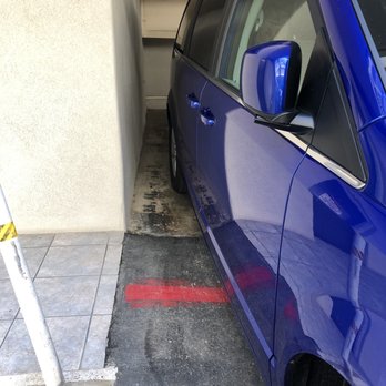 Marina Del Mar Resort - This is our parking spot assigned to us !! COULD NOT EVEN USE IT - Hotels Near Me - Oceanside, California