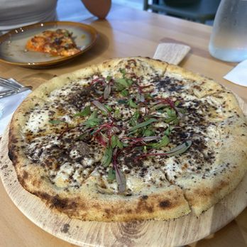 The Outpost - Truffle Con Tre Formaggi Pizza - Pizza Near Me - Riverside, California The Outpost - Truffle Con Tre Formaggi Pizza - Pizza Near Me - Riverside, California