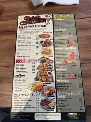 Menu photo 2 Birrieria Coalcoman Gilroy, CA Menu photo 2 Birrieria Coalcoman Gilroy, CA