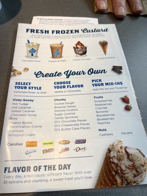 Menu photo 1 Culver's Jacksonville, FL