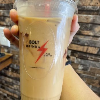 BOLT Drinks and Coffee - Mocha latte with toffee nut - Cafes Near Me - Fuquay Varina, North Carolina BOLT Drinks and Coffee - Mocha latte with toffee nut - Cafes Near Me - Fuquay Varina, North Carolina