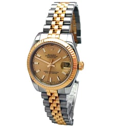 Ramerica Fine Jewelry & Watches - 31mm Rolex 18k Gold & Stainless Steel Datejust Watch. Champagne Dial. Jubilee Band.