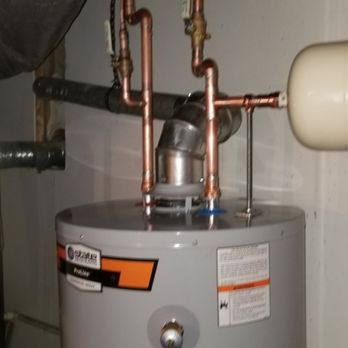 Oldham Plumbing - Tank 50 gallon water heater with thermal expansion tank - Plumbing Near Me Oldham Plumbing - Tank 50 gallon water heater with thermal expansion tank - Plumbing Near Me