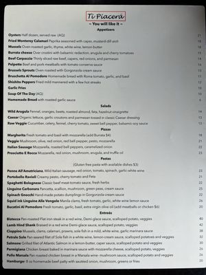 Menu photo 3 Ti Piacera Ristorante San Francisco, CA Menu photo 3 Ti Piacera Ristorante San Francisco, CA