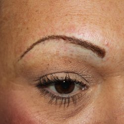 Accents By Kimberly - Brow after, would like to talk client into thicker brow at touchup!