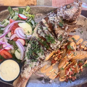 Mariachi Restaurant - Amazing fried red snapper with yucca and salad - Mexican Near Me - Rehoboth Beach, Delaware Mariachi Restaurant - Amazing fried red snapper with yucca and salad - Mexican Near Me - Rehoboth Beach, Delaware