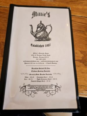Menu photo 2 Millie's Pancake Haus Tucson, AZ