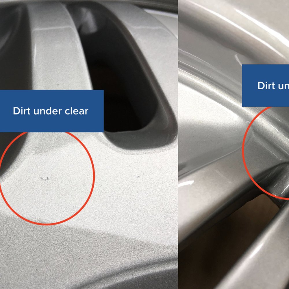 Pacific Rims - Dirt and dust were captured underneath the clear throughout. - Wheel & Rim Repair Near Me - Pittsburg, California