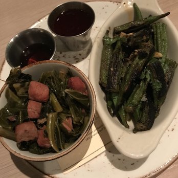 Kitchen Notes - Sides with the Charred Okra really standing out - Southern Near Me - Nashville, Tennessee