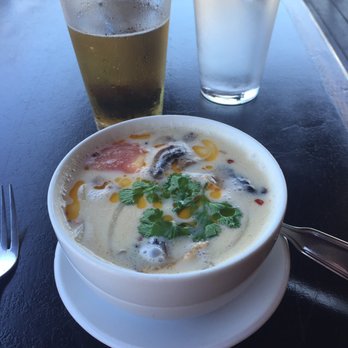 Iron Pan Thai Kitchen - Yuuuuuummmmm! Tom Kha Soup with chicken - Thai Near Me - Poway, California