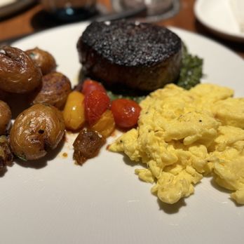 Chop Steakhouse & Bar - Steak(9oz) and eggs Brunch item - Steakhouses Near Me - Coconut Grove, Florida Chop Steakhouse & Bar - Steak(9oz) and eggs Brunch item - Steakhouses Near Me - Coconut Grove, Florida
