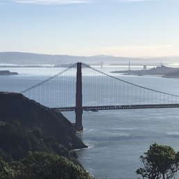 The Golden Gate Bridge from Hawk Hill The Golden Gate Bridge from Hawk Hill