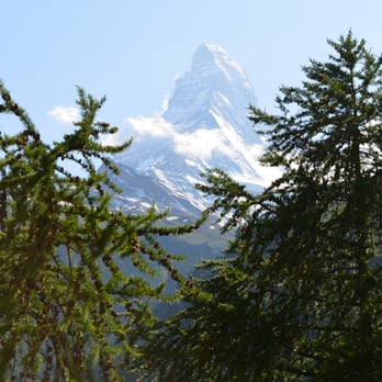 Hotel Bella Vista - view from the balcony - Hotels Near Me - Zermatt, VS
