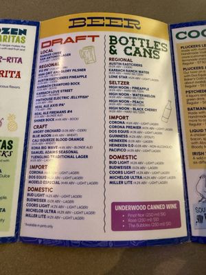 Menu photo 2 Pluckers Wing Bar - Brooks San Antonio, TX Menu photo 2 Pluckers Wing Bar - Brooks San Antonio, TX