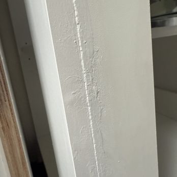 Albal Construction - up close image of sloppy work - Handyman Near Me