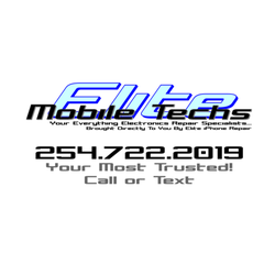 Elite Mobile Techs - Www.elitemobile.tech your most trusted electronics repair shop in town. Call or Text!