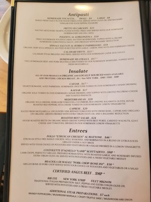 Menu photo 1 Casanova Italian Restaurant Makawao, HI