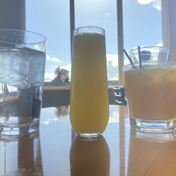 Devoted Kiss Cafe - Mimosa, Screwdriver, and a wonderful view of the harbor. - Breakfast & Brunch Near Me - Gig Harbor, Washington