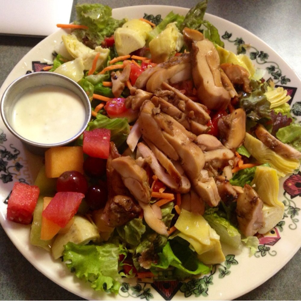 Trexler Farm - Bacon & Artichoke Salad deliciousness! - Bars Near Me - Stayton, Oregon Trexler Farm - Bacon & Artichoke Salad deliciousness! - Bars Near Me - Stayton, Oregon