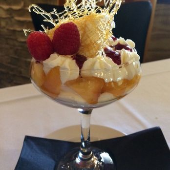 BISTR09 - Off-menu special: peach melba with vanilla ice cream, Chantilly cream, raspberries, and strawberry coulis - Bars Near Me - San Antonio, Texas BISTR09 - Off-menu special: peach melba with vanilla ice cream, Chantilly cream, raspberries, and strawberry coulis - Bars Near Me - San Antonio, Texas