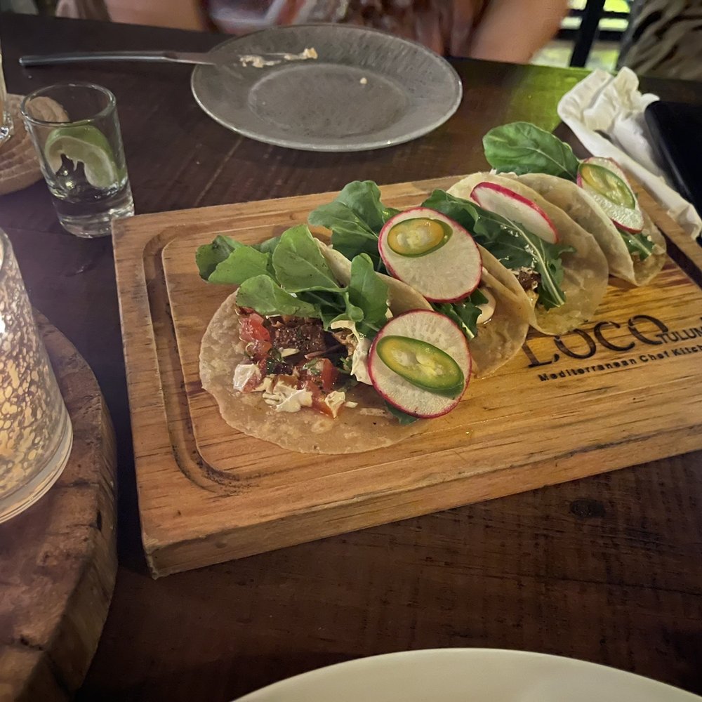 Loco Tulum - Fish tacos - Mediterranean Near Me - Tulum, ROO Loco Tulum - Fish tacos - Mediterranean Near Me - Tulum, ROO